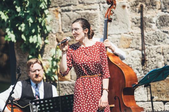 Sektempfang auf Gut Kragenhof mit Band FOTO: Axel Förster